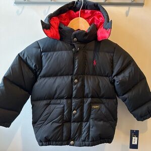 Polo by Ralph Lauren Red and Black Jacket - Boy 4/4T